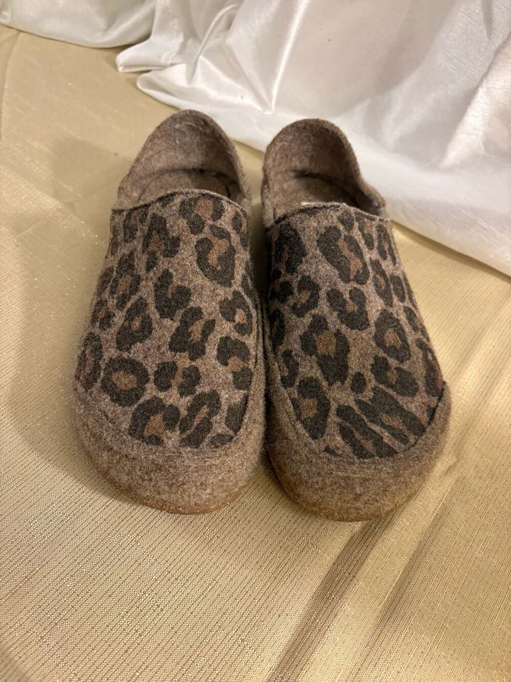 Taos Footwear Convertawool Wool Clog in Leopard - Picture 2 of 7